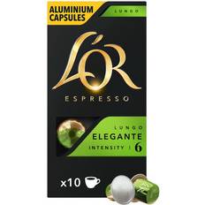 L'OR Espresso Kaffekapslar L'OR Espresso Lungo Elegante 52g 10st