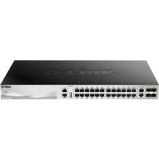 Ethernet de 10 Gigabits Interruptores D-Link DGS-3130-30TS Gigabit Ethernet Switch 24p 10/100/1000base-t Layer 3 Cpnt