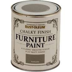 Grå - Tæppe Maling Rust-Oleum Furniture Træmaling Anthracite 0.75L