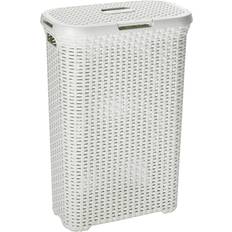 Pyykkipussit & Korit Curver Style 60L Valkoinen