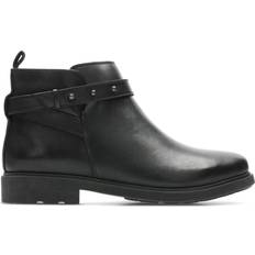 Clarks Kid's Astrol Soar - Black Leather