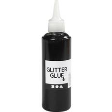 Pegamentos de Purpurina Creotime Glitter Glue Black 118ml