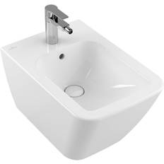 Villeroy & Boch und Bidet Finion 446500 375x560mm, mit Überlauf, 1 Hahnloch