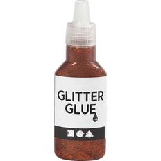 Glitter Glue Orange 25ml