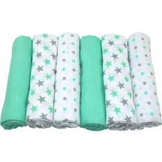 Muslin Squares Stars 6-pack