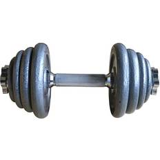 15 kg - Justerbare håndvægte Titan Life Adjustable Dumbbell 15kg - Silver