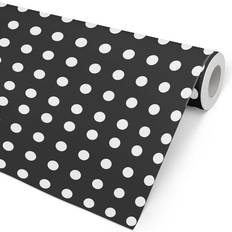 Hedlunds Of Sweden Gift Paper Dots Black/White