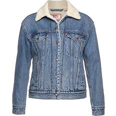 Levi's Ex-Boyfriend Sherpa Trucker Jacket - Addicted to Love/Medium Wash