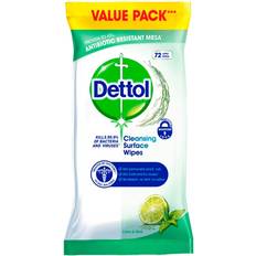 Dettol Hand Sanitisers Dettol Cleaning Surface Wipes Lemon & Mint 72-pack