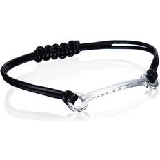 Efva Attling Take No Shit Bracelet - Leather/Silver