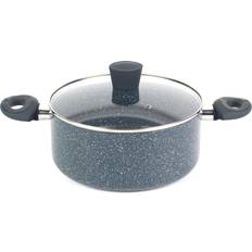 Non-stick Buljonggryter Russell Hobbs Blue Marble med lokk 24 cm