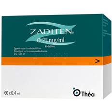 Ögon & Öron Receptfria läkemedel Zaditen 0.25mg/ml 24ml Ögondroppar