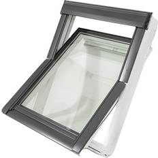 66.0 cm Vinduer Velux GGU 0068 FK08 Aluminium, PVC-U Vendevindue Vindue med 3-lags glas 66x140cm