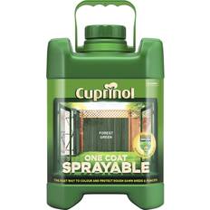 Cuprinol Paint Cuprinol One Coat Sprayable Wood Paint Forest Green 5L