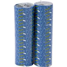 Prikkede Serpentiner Streamer Student Blue 2-pack