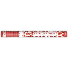 Valentijnsdag Feestdecoraties PartyDeco Confetti Shooter Hartjes Rood 60cm