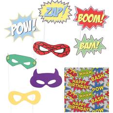 Accesorios de Foto, Sombreros de Fiesta y Bandas Photoprops Superhero 6-pack