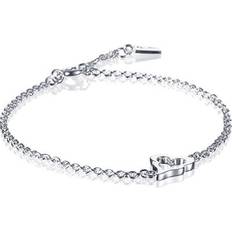 Efva Attling Dam Armband Efva Attling Mini Crazy Heart Bracelet - Silver