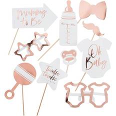 Photoprops Ginger Ray Photoprops Baby Shower Rose Gold 10-pack