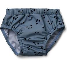 1-3M Badebleier Liewood Frej Swim Pants - Panda Blue Wave