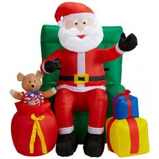 Inflatable Decoration Animated Luminous Santa Claus with Music