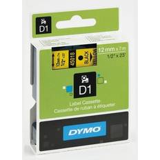 Halpa Tarranauhat Dymo Label Cassette D1 Black on Yellow