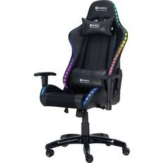 Sandberg Pelialustat Sandberg Commander Gaming Chair RGB Toimistotuoli PU Nahka Jopa 150 kg