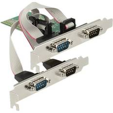 Cartes de Contrôle DeLock PCI Express Card 4 x Serial RS-232 RS-232 x 4