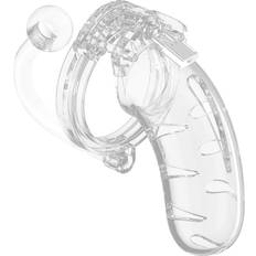 ManCage Jouets sexuels ManCage Model 11 Cage de Chasteté avec Plug Anal Transparent