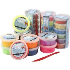 Foam Clay Glitter Assorted Colours Tubs 28-pack