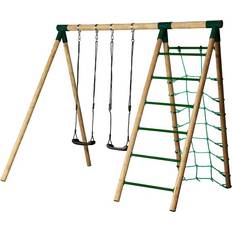 Træ gyngestativ Hörby Bruk Tree Active High Swing with Climbing Net