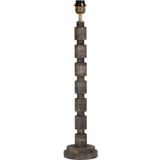 Gråa - Trä Lampdelar PR Home William Grey Lampfot 58cm