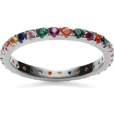 Maanesten Pari Ring - Silver/Multicolour