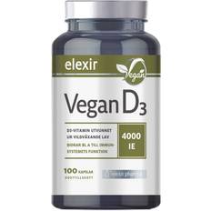 Elexir d vitamin Elexir Pharma Vegan D3 4000IE 100 stk