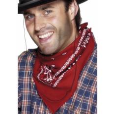 Kostymer Smiffys Cowboy Bandana Red