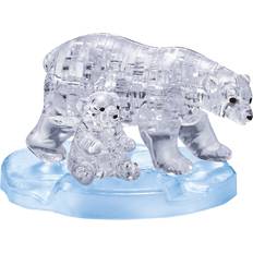 Crystal Puzzle Polar Bear Pair 40 Bitar