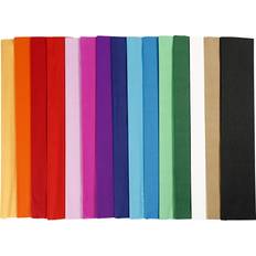 Silk & Crepe Papers Crepe Paper Mix Colours 50x250cm 60 sheets
