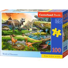 Castorland Barnpussel Castorland World of Dinosaurs 100 Bitar