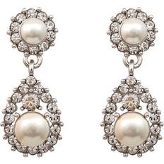 Lily and Rose Sofia Earrings - Silver/Pearls