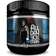 L-Glutamin Pre Workout Rich Piana 5% Nutrition All Day You May Blue Raspberry 460g