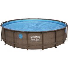 Bestway Power Steel Swim Vista Round Pool Set Ø5.49x1.22m