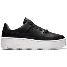 Nike air force white w NIKE Air Force 1 Sage Low W - Black/White