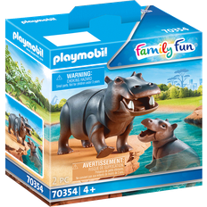 Hippos Play Set Playmobil Family Fun Hippo with Calf 70354