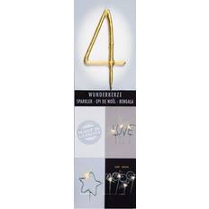 Sparkler Number 4 Gold