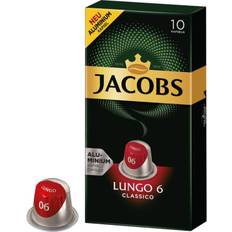 Kaffeekapseln reduziert Jacobs Lungo 6 Classico 10Stk.