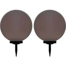 White Ground Lighting vidaXL Spherical Ground Lighting 71cm