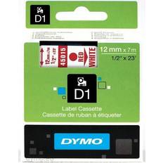 Cintas de etiquetar Dymo Label Cassette D1 Red on White