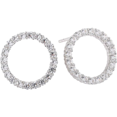 Sif Jakobs Biella Uno Earrings - Silver/Transparent