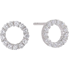 Biella Uno Piccolo Earrings - Silver/Transparent