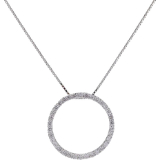 Halskæde biella pendant Sif Jakobs Biella Grande Pendant Necklace - Silver/White